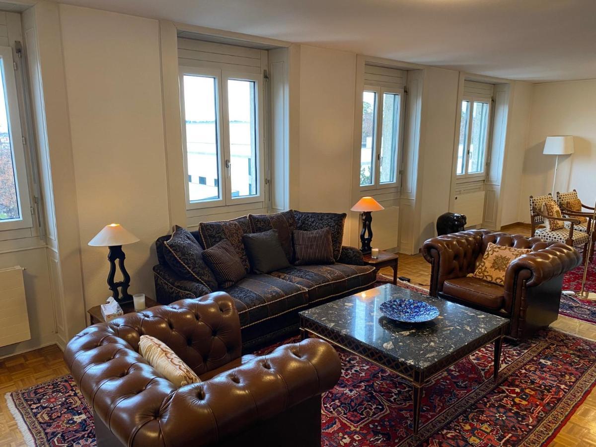 Geneve, Plein Centre,Belle Vue Lac, Splendide Et Grand Appartement Kültér fotó